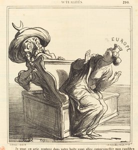 Por favor, volte para sua caixa... de Honoré Daumier