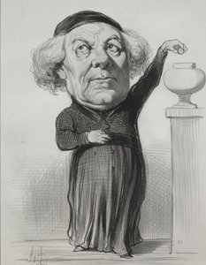 Jean Jacques Fayet, Bispo de Orleans, 1849. de Honoré Daumier