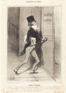 Agente Comercial de Honoré Daumier
