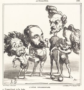 A Arena Parlamentar de Honoré Daumier