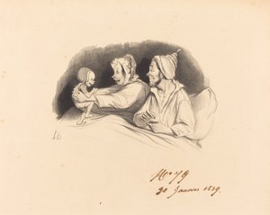 educação garrafa de Honoré Daumier