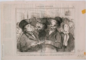 A Exposição Universal: Courbet faz... Figuras vulgares de Honoré Daumier