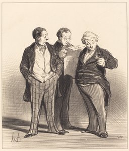 A proibição do uso de enfeites de Honoré Daumier