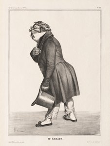La Caricature, Pl. 314, Conde de. Queratria de Honoré Daumier