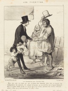 A cenoura da eleição de Honoré Daumier