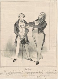 O ponto... você conhece a sorte... de Honoré Daumier