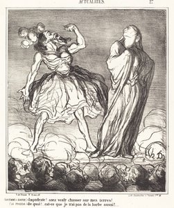 A mulher com barba de Honoré Daumier