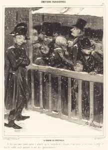 A fila do show de Honoré Daumier