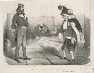 O tribunal presta serviços e não julgamentos! de Honoré Daumier