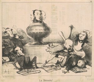 La dêroute! de Honoré Daumier