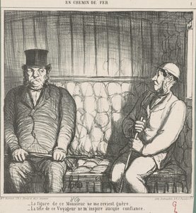 O rosto deste senhor dificilmente vem à mente... de Honoré Daumier