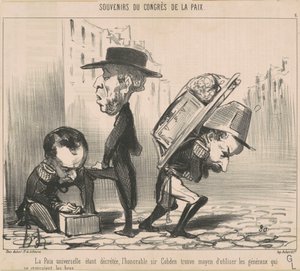 Paz universal sendo decretada... de Honoré Daumier