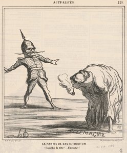 A parte do salto de Honoré Daumier