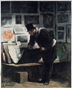 Estampas "amadoras" Desenho de Honore Daumier de Honoré Daumier