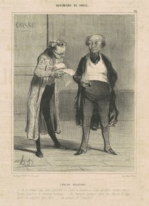 O velho comerciante de Honoré Daumier