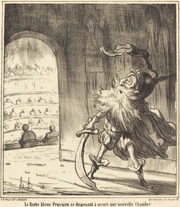 O Barba Azul da Prússia... de Honoré Daumier