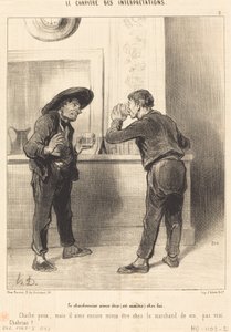 Le Charbonnier aime être (est maitre)... de Honoré Daumier
