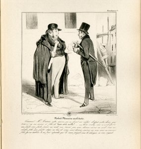 Le Charivari, Satirical in B & W de Honoré Daumier