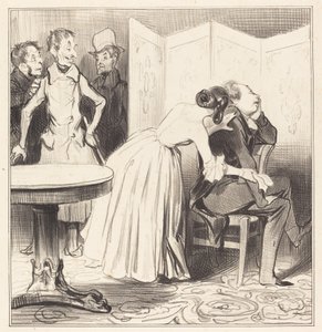 O Chevalier des Adrets é o amante... de Honoré Daumier