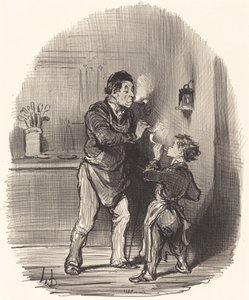 O filósofo Chiffonier de Honoré Daumier