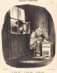 Então o cordão!... de Honoré Daumier