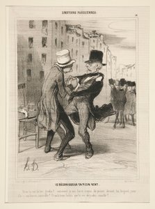 O desengordurante ao ar livre de Honoré Daumier