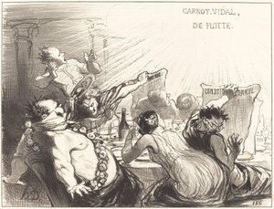 A Festa de Baltazar-Véron de Honoré Daumier