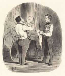 O dia em que se trata de fazer uma conquista de Honoré Daumier