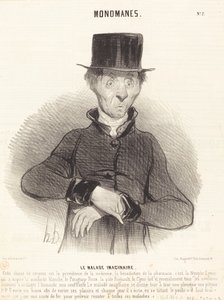 Doente imaginário de Honoré Daumier