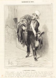 O comerciante de roupas de Honoré Daumier