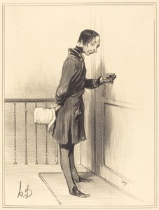 O mendigo em casa de Honoré Daumier