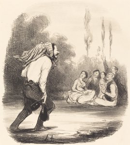 Le Plus farceur de la société de Honoré Daumier