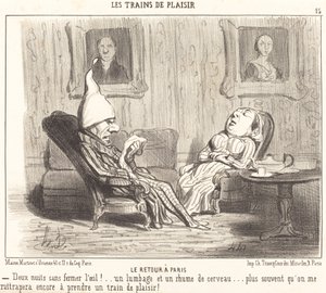 O Retorno a Paris de Honoré Daumier