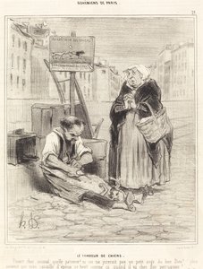 O tosquiador de cães de Honoré Daumier