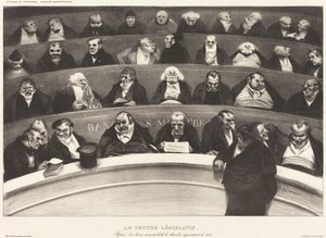 A Barriga Legislativa de Honoré Daumier