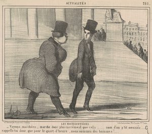 Os corretores... Vamos ver, meu caro... de Honoré Daumier