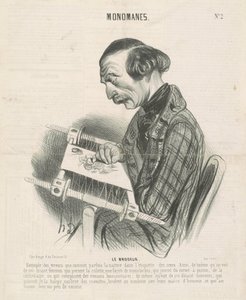 A bordadeira de Honoré Daumier