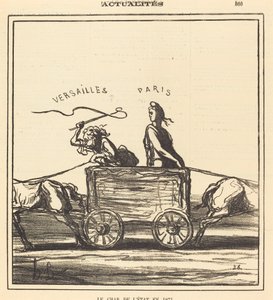 O tanque estatal em 1871 de Honoré Daumier