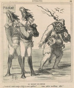 O início do inverno de Honoré Daumier