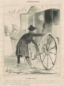 Le noivo público de Honoré Daumier