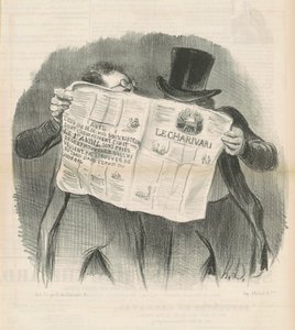 Lendo o Charivari de Honoré Daumier