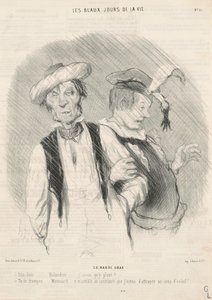 Terça-feira gorda de Honoré Daumier