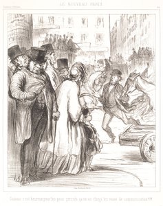 A nova parisiense de Honoré Daumier