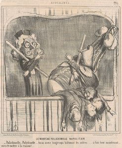 O novo boneco napolitano de Honoré Daumier