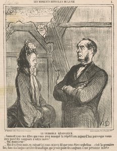 O terrível gerente de Honoré Daumier