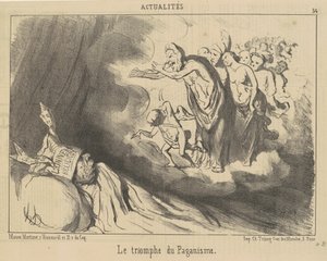 O triunfo do paganismo de Honoré Daumier