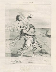 O sequestro de Helena de Honoré Daumier