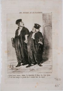 Lawyers and Litigants: Finalmente! Obtivemos a separação de bens... de Honoré Daumier