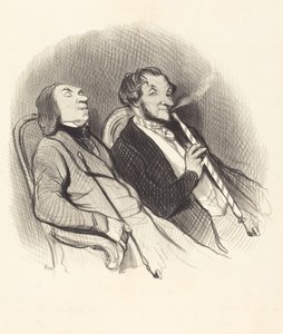 Les Fumeurs de Hadchids de Honoré Daumier