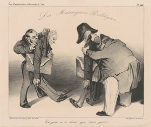 Modelos políticos de Honoré Daumier